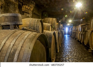 Interior Of An Old Wine Cellar, In The North Of Tenerife, Canary Islands