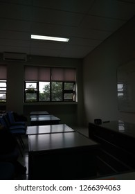 Interior in one of the classes at an Indonesian education university