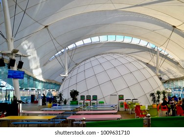 Interior Of Our Dynamic Earth, Conference Venue And Visitor Attraction In Edinburgh, Holyrood, Scotland. UK. JANUARY 2018