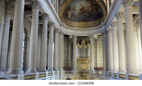 Interior Of Palace Versailles, France