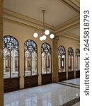 Interior of the Palacio Postal de Correos de Mexico - Postal Palace of the Mail of Mexico in the Ciudad de Mexico City