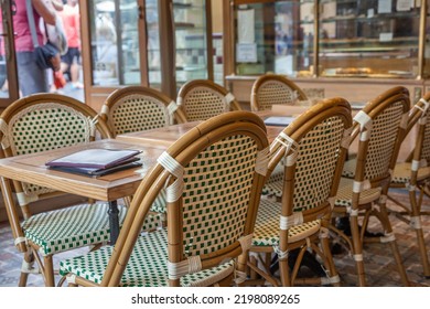 The Interior Of Parisian Cafe