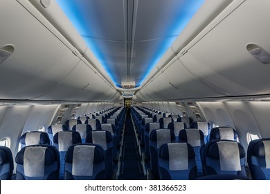 Interior passenger airliner cabin
