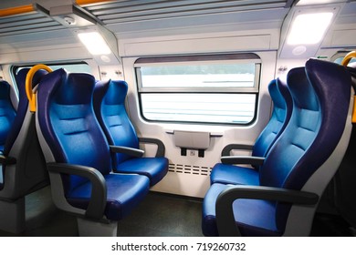 Interior of a passenger train