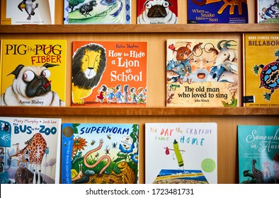 Interior Photography Of Children's Books In A Library In A Childcare Center