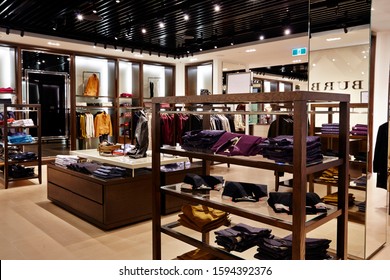 Interior Photography Of Commercial Fit Out Of Burberry Fashion Boutique