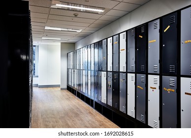 Interior Photography Of A Corporate Office Staff Locker Area