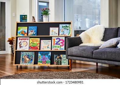 Interior Photography Detail Of A Reading Corner In A Childcare Center