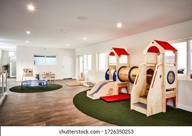 Interior Photography Of An Upmarket Child Care Center Indoor Playground