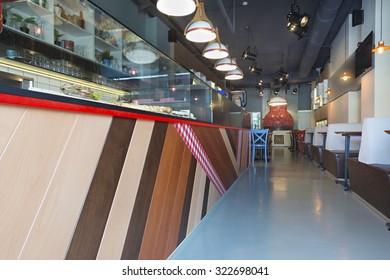 Interior Of A Pizza Restaurant