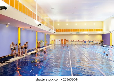 Interior Of Public Swimming Pool