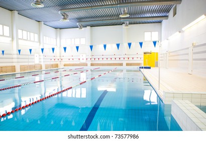 Interior Of Public Swimming Pool