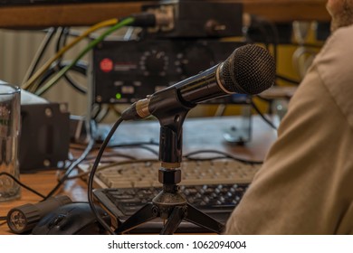 Interior Of Recording Studio In Klatovy City In Spring Nice Day