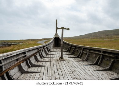 Interior Of Replica Viking Longship