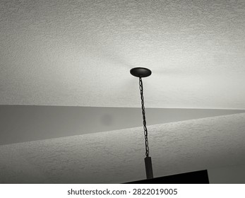 Interior Residential Home Ceiling Structure Featuring Architectural Details, Building Design and Modern Living Space Construction Elements