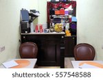 Interior of a restaurant