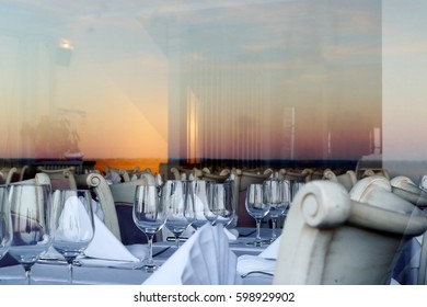 Interior of the restaurant.