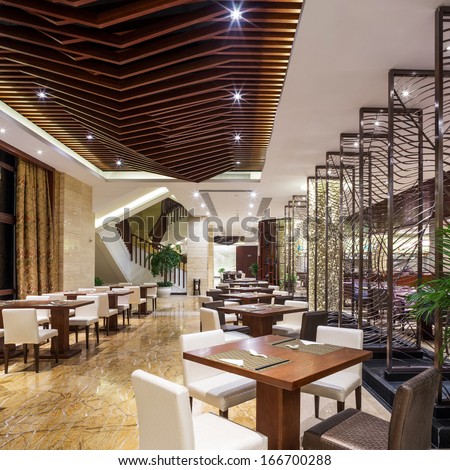 interior of resturant
