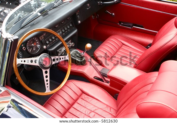 Interior Retro Old Car Stock Photo Edit Now 5812630