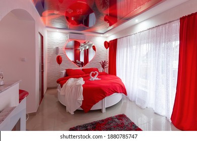 Romantic Red Bedroom Images Stock Photos Vectors Shutterstock