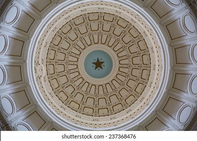 Interior Rotunda of the Texas State Capitol Building Austin, Texas