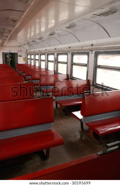 Interior of Russian\
train