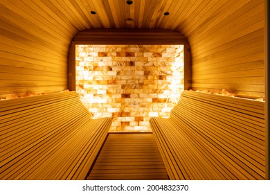 Interior Of A Salt Therapy Room