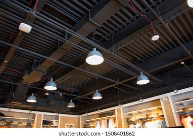 Interior Shop Perspective Black Modern Lamp Stock Photo Edit Now 1508401862