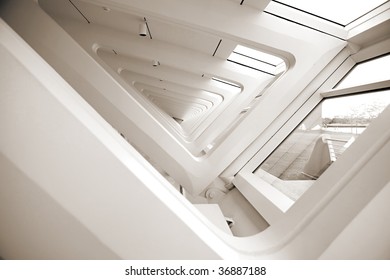 Interior Shot Of The Milwaukee Art Museum