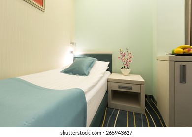 Interior Of A Small Hotel Room