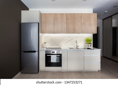 Interior Of A Small Kitchen