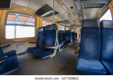 Interior of small reginal train
