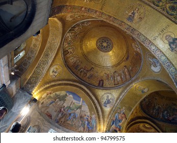 Interior Of St Mark S Basilica Venice Italy