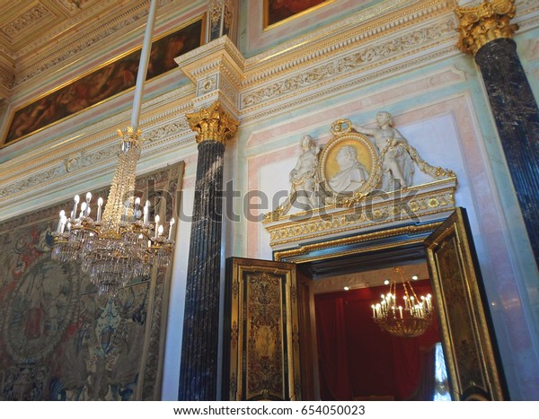 Interior State Hermitage Museum Winter Palace Stock Image
