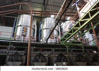 Interior Of A Sugar Factory