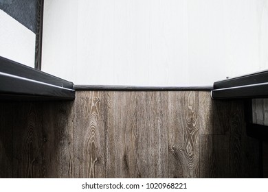 Interior threshold with concealed fixture - Shutterstock ID 1020968221