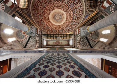 Interior of the Topkapi palace in Istanbul, Turkey