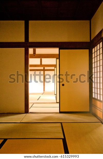 Interior Traditional Japanese Rooms Tatami Mats Royalty