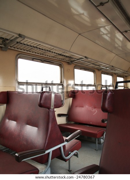 Interior of train\
carriage