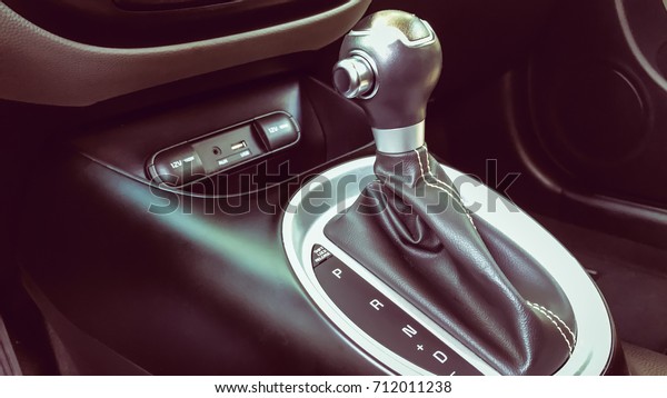 Interior of vehicle\
gear  / with copy\
space