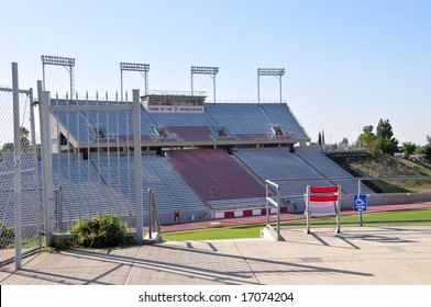 Interior View Of Memorial Stadium, Bakersfield Community College, California