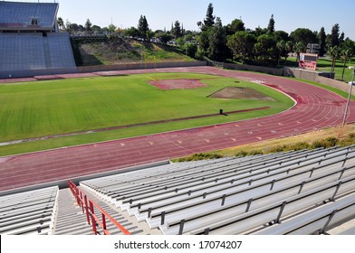 Interior View Of Memorial Stadium, Bakersfield Community College, California