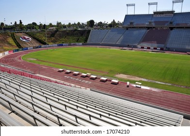 Interior View Of Memorial Stadium, Bakersfield Community College, California