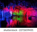 Interior view of the Meramec Caverns at Missouri