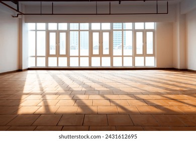 Interior view of modern empty office