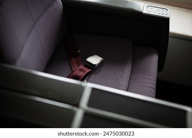Interior view of a plane