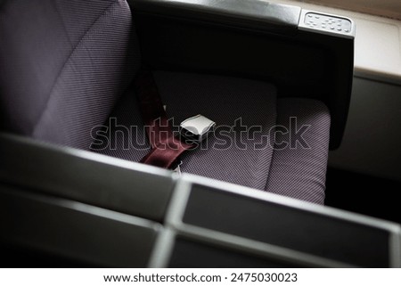 Interior view of a plane