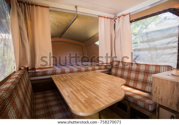 Interior View Pop Type Trailer Stock Photo Edit Now 758270071