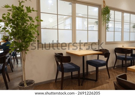 Interior view of the restaurant
