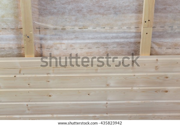 Interior View Unfinished Home Inside Finishing Stock Photo